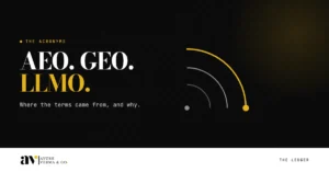 AEO, GEO, LLMO Explained - Their Origin and what researchers say by Ayush Verma
